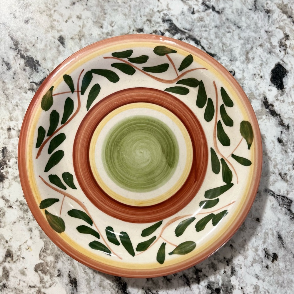 Gibson Handpainted Ceramic Plate
